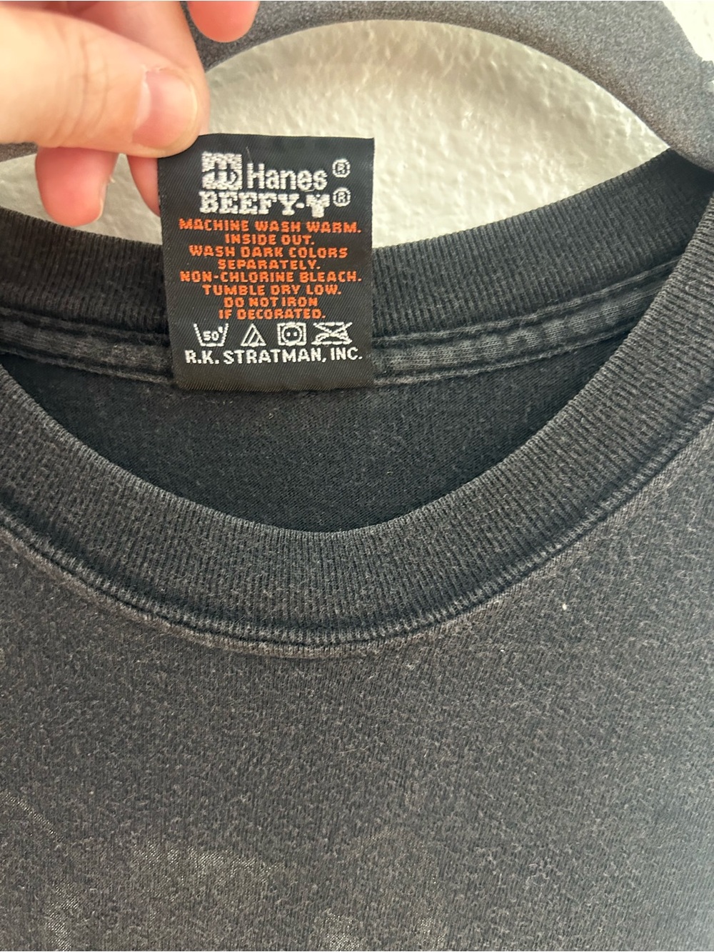 Vintage Harley Davison USA Eagle Wolf Bear Wyoming Tshirt Mens Size XL - Picture 4 of 9